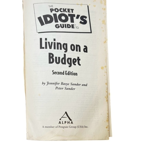 Living on a Budget by pocket idiot’s guide soft cover money saving tips - Picture 3 of 11